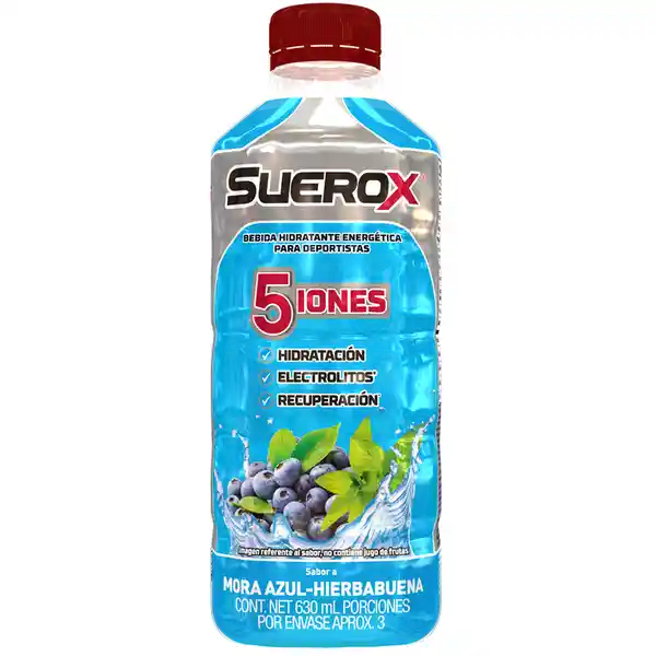 Suerox Mora Azul Con 5 Iones 