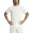Adidas Camiseta Hiit Airchi Tee Para Hombre Blanco Talla S