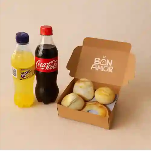 Combo Pareja 2 Gaseosas + 4 Horneados