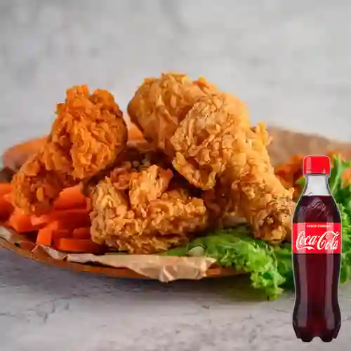 Combo Pollo Broaster 2 Pz +Cocacola Orig 400ml
