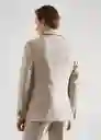 Blazer Americana Brasilia Beige Talla 56 Hombre Mango