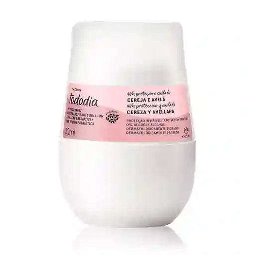 Desodorante Antitranspirante Roll-On Cereza y Avellana Tododia