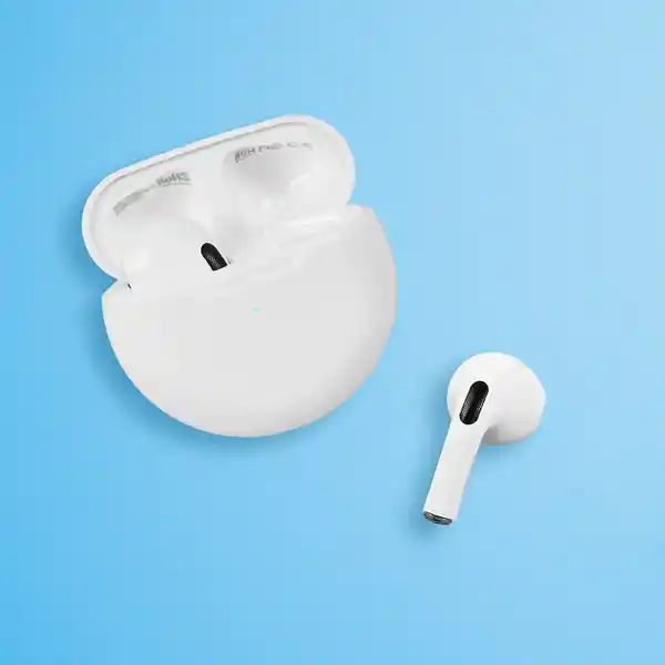 Audífonos Inalámbricos Half-In-Ear Blanco Mod Eb028 Miniso