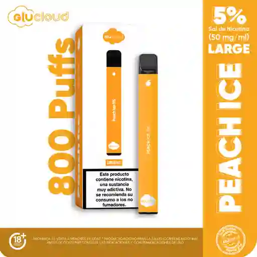 Glucloud Vaporizador Peach Ice Large