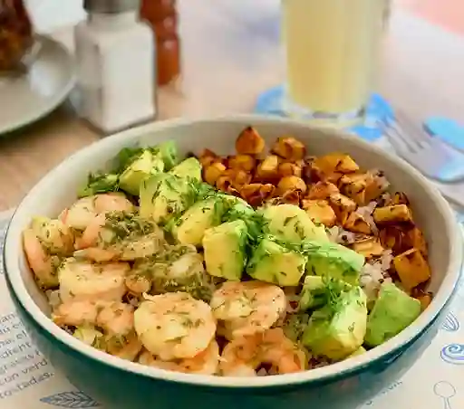 Bowl de Camarones Salteados