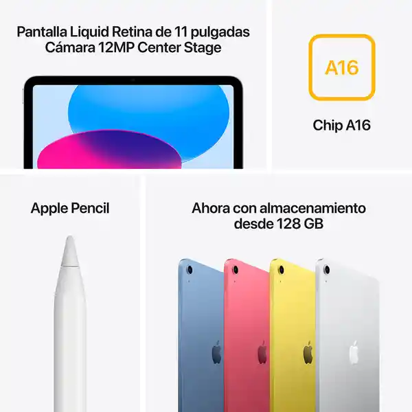 Apple iPad Wi-Fi 128Gb Azul 11