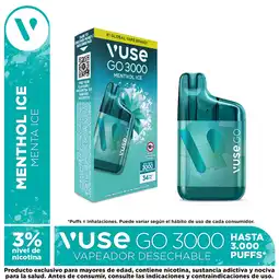 Vuse Go Vapeador 3000 Menthol Ice