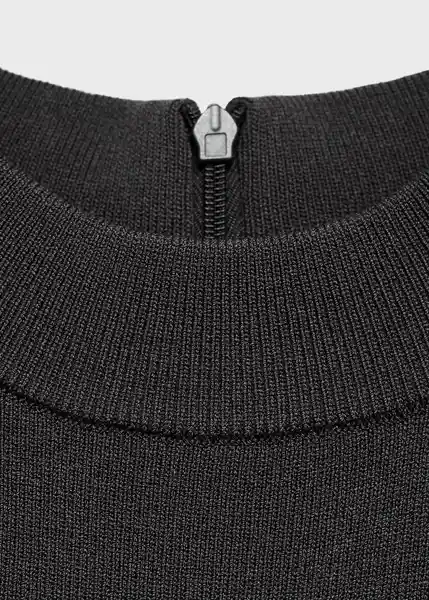 Enterizo Mono Irina Gris Medio Vigore Talla XL Mujer Mango