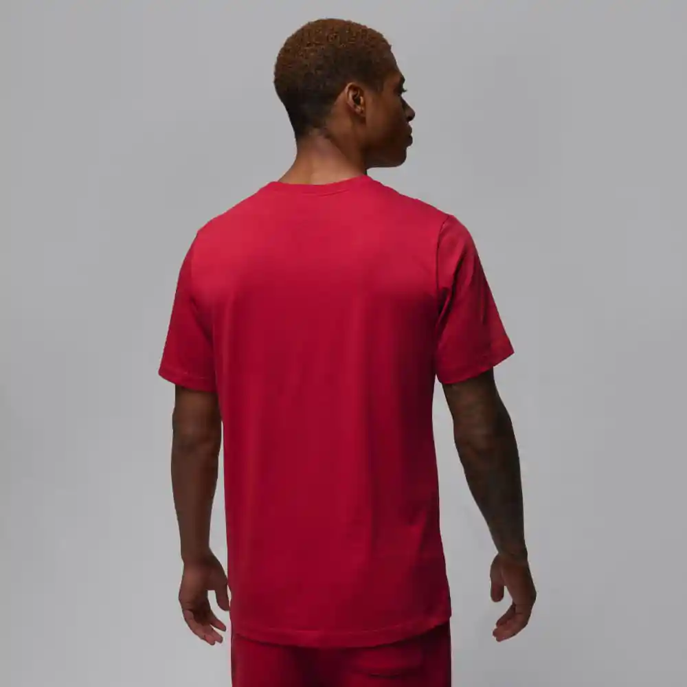 Nike Camiseta J Emb Jordan Air Crew Hombre Rojo M