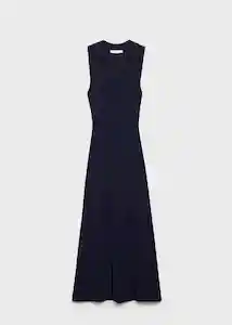 Vestido Moiso Navy Talla M Mujer Mango