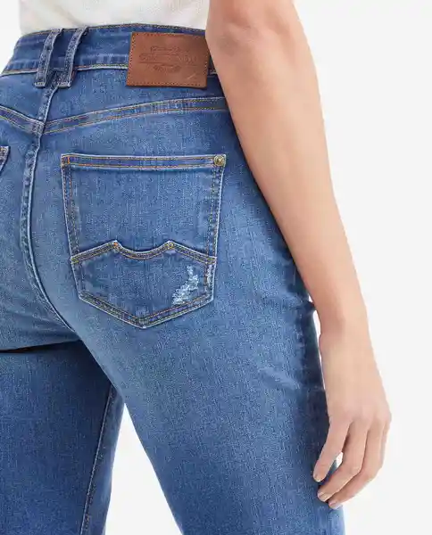 Jean Cosmo Femenino Azul Oscuro Talla 10 Chevignon