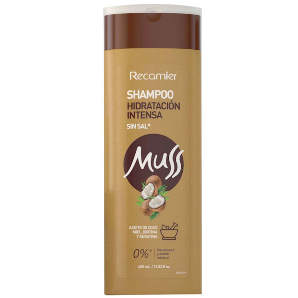 Muss Shampoo Hidratación Intensa 400 ml