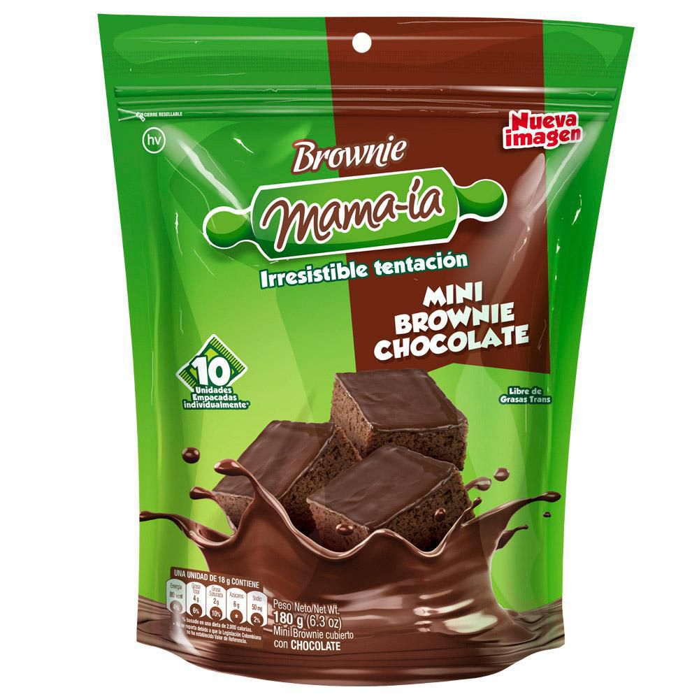 Mama-Ía Brownies de Chocolate 180 g