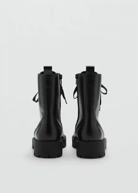 Botines Mountain Negro Talla 40 Mujer Mango