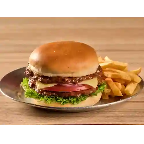 Hamburguesa Doble Carne en Combo