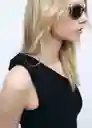 Top Spice Negro Talla M Mujer Mango