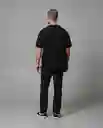 Camiseta Hombre Negro Talla L 102G000 Rifle