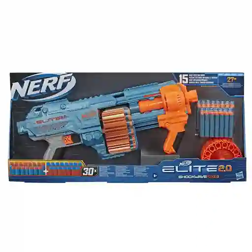 Nerf Lanzador Elite Shockwave 2.0