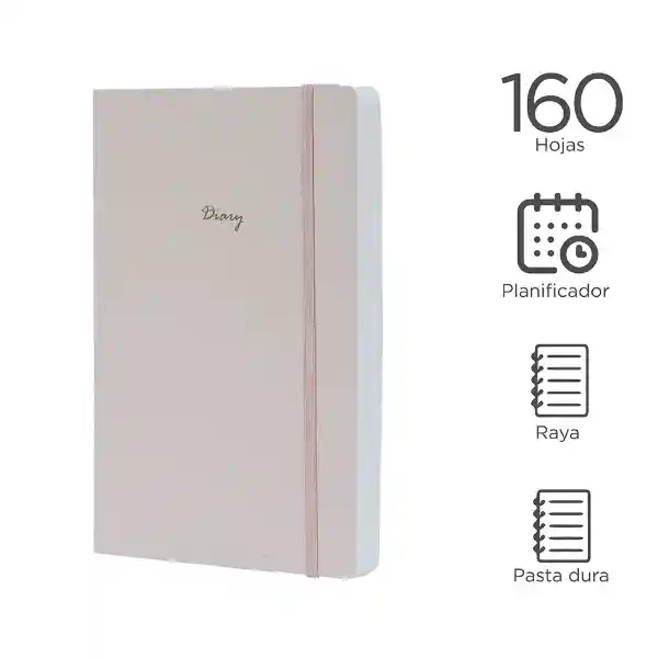 Cuaderno Estampado Plan Mensual 160 Hojas Serie Miniso