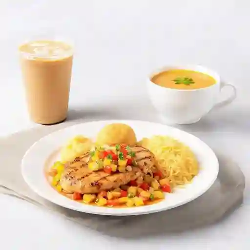 Pechuga asada completos