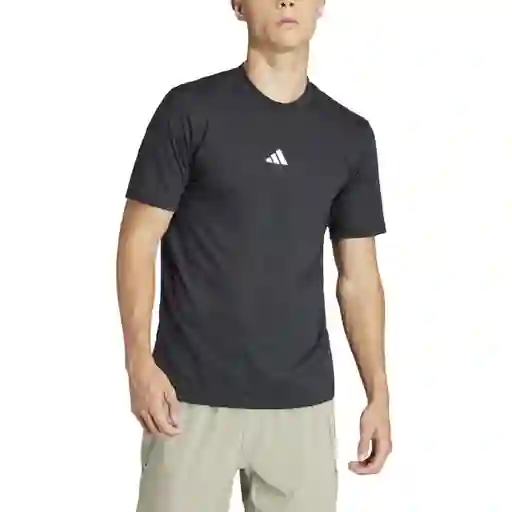 Adidas Camiseta Wo Logo Tee Para Hombre Negro Talla S