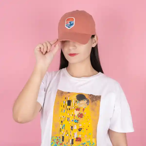 Gorra de Béisbol Romantic Sea Rosa Miniso