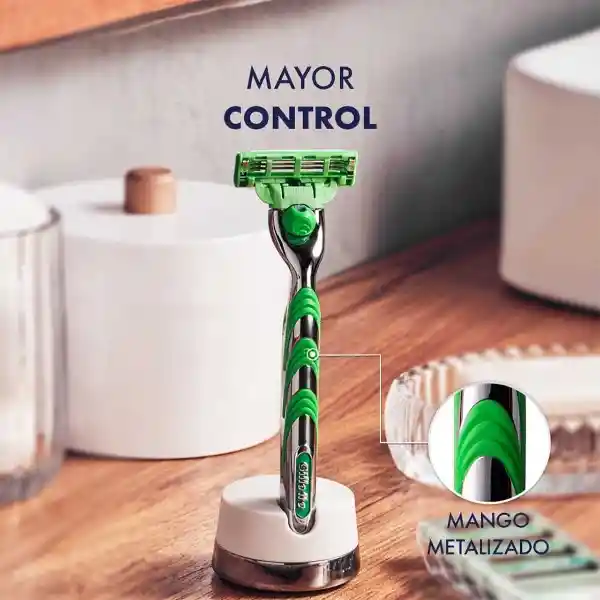 Gillette Repuesto Cuchilla Afeitar Aloe Mach3 Sensitive 4 Und