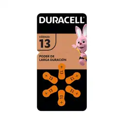 Duracell Pila Audífono Zinc 13