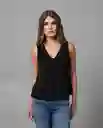 Camisa Mujer Negro Talla S 211G003 Rifle