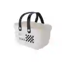 Organizador Plástico de Cesta Para Baño Miniso