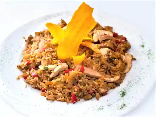 Arroz Chaufa de Pollo y Cerdo