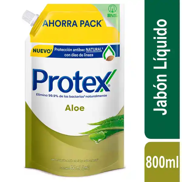 Protex Jabón Líquido Aloe Corporal 800 mL