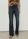 Jean Fiona Tejano Oscuro Talla 38 Mujer Mango