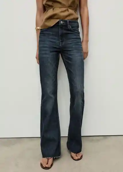 Jean Fiona Tejano Oscuro Talla 38 Mujer Mango
