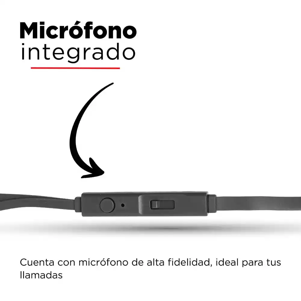 Miniso Audífonos de Cable Metálicos Con Estuche Gris 1.2 m