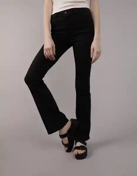 Jean Mujer Negro Talla: 8 REGULAR 5552001 American Eagle