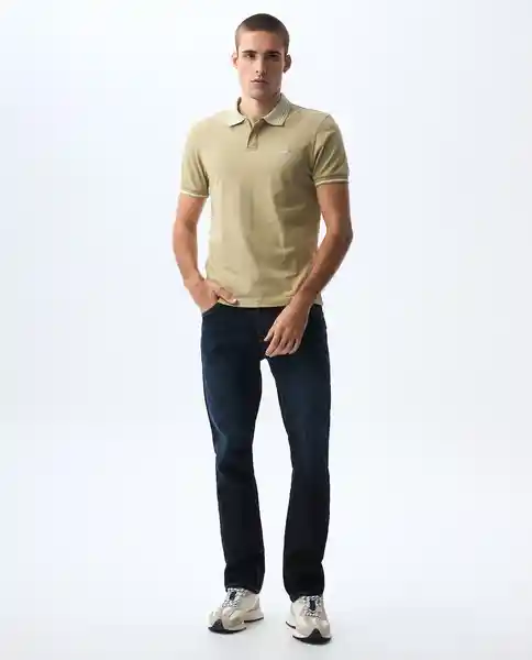 Camiseta Hombre Beige Talla XL 801G000_BEI161110 Americanino