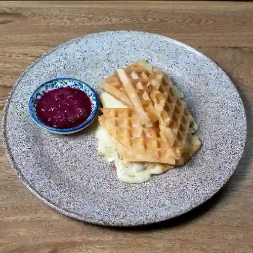 Waffle de Yuca