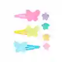 Set de Accesorios Para Cabello Serie Colorful Butterfly Miniso