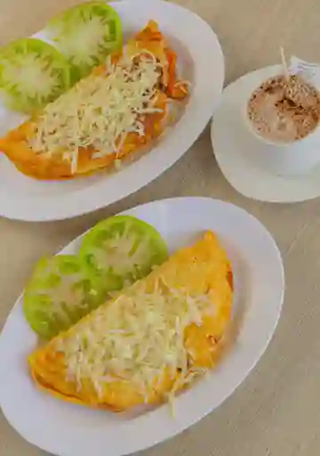Omelette Jamon y Queso