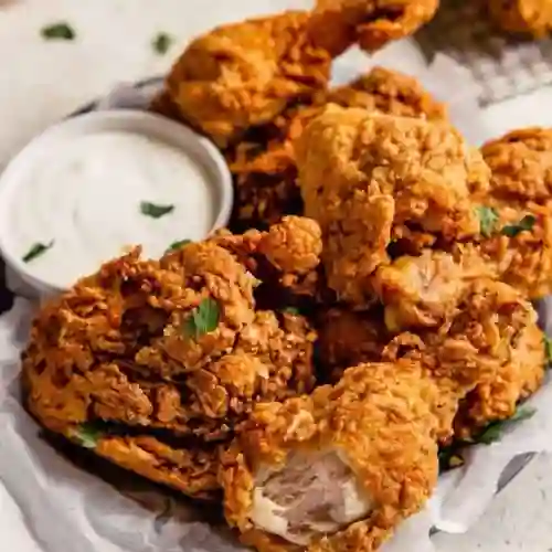 8 Presas Pollo Broaster