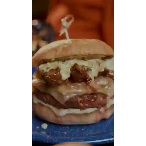 Hamburguesa Costillita de Cerdo Bbq