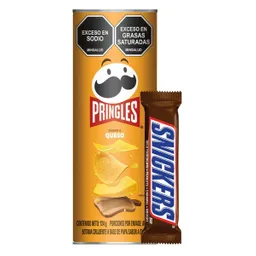 Lays Botana Crujiente Queso + Snickers Chocolate