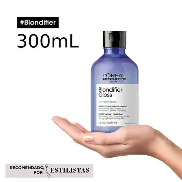 LOréal Professionnel Shampoo Nutrición y Cuidado Rubio 300 mL