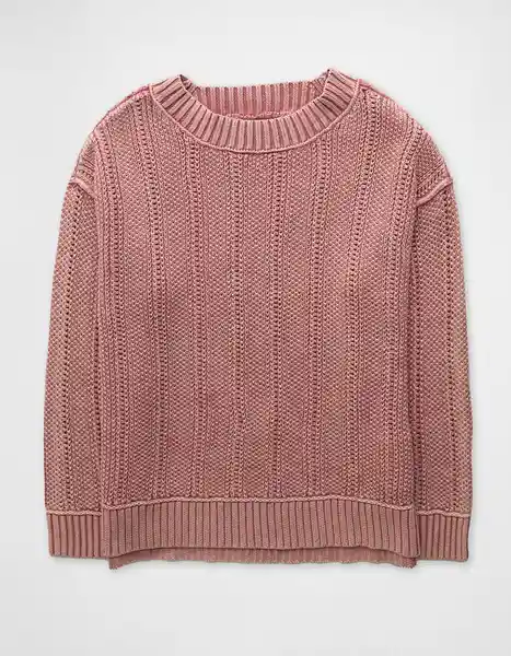 Suéter Tejido Mujer Rosa Talla XX-Small 1652615 American Eagle