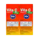 Mk Vitamina C + Zinc Sabor a Naranja Vita C Pack