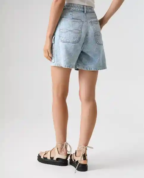 Short Mujer Azul Talla 6 352G006_AZU114604 Americanino