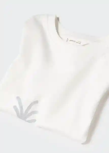 Camiseta Ballena Offwhite Talla 72 Niños Mango