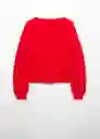 Jersey Car Rojo Talla S Mujer Mango