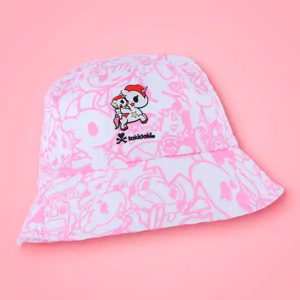 Sombrero Serie Tokidoki Multiprint Rosa Miniso